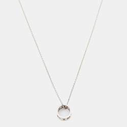 Tiffany & Co. Atlas Sterling Silver Pendant Necklace