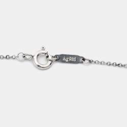 Tiffany & Co. Return To Tiffany Enamel Heart Tag Sterling Silver Necklace