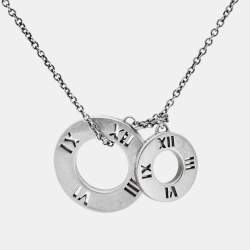 Tiffany & Co.Pierced Atlas Sterling Silver Lariat Necklace