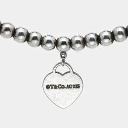 Tiffany & Co. Return to Tiffany Sterling Silver Beads Bracelet