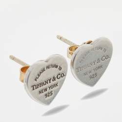 Tiffany & Co. Return To Tiffany Sterling Silver Earrings