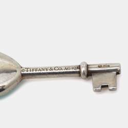 Pre Owned Tiffany & Co. Tiffany Key Enamel Sterling Silver Pendant