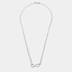 Tiffany & Co.  Infinity Sterling Silver Necklace