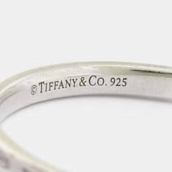 Tiffany & Co. Tiffany 1837 Sterling Silver Narrow Open Cuff Bracelet