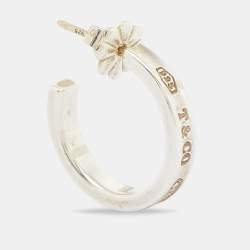 Tiffany & Co. Tiffany 1837 Silver Hoop Earrings