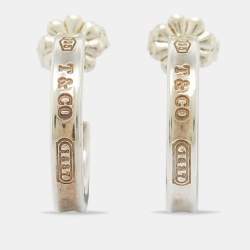 Tiffany & Co. Tiffany 1837 Silver Hoop Earrings