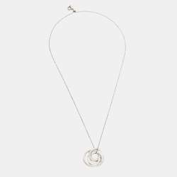 Tiffany & Co. 1837 Interlocking Circles Sterling Silver Necklace