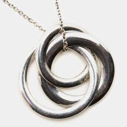 Tiffany & Co. 1837 Interlocking Circles Sterling Silver Necklace