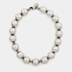 Pre Owned Tiffany & Co. HardWear Sterling Silver Beaded Bracelet