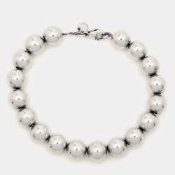 Pre Owned Tiffany & Co. HardWear Sterling Silver Beaded Bracelet