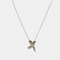 Pre Owned Tiffany & Co. Paloma's Grafitti X Sterling Silver Pendant Necklace
