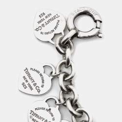 Tiffany & Co. Return To Tiffany Sterling Silver Charm Bracelet