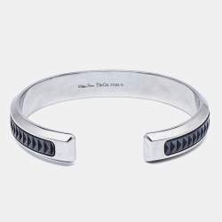 Pre Owned Tiffany & Co. Paloma Picasso Caliper Steel Titanium Cuff Bracelet