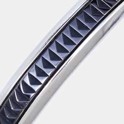 Pre Owned Tiffany & Co. Paloma Picasso Caliper Steel Titanium Cuff Bracelet