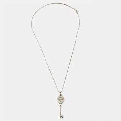 Tiffany & Co. Return To Tiffany Key Sterling Silver Pendant Necklace
