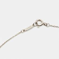 Pre Owned Tiffany & Co. Pierced Atlas Sterling Silver Lariat Necklace