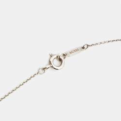 Pre Owned Tiffany & Co. Tiffany Notes Sterling Silver Pendant Necklace