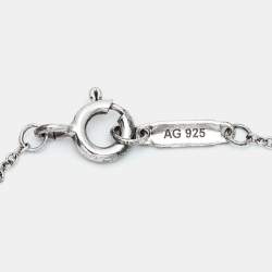 Pre Owned Tiffany & Co. Infinity Endless Sterling Silver Bracelet