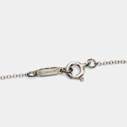 Tiffany & Co. Return To Tiffany Blue Enamel Double Heart Tag Pendant Necklace