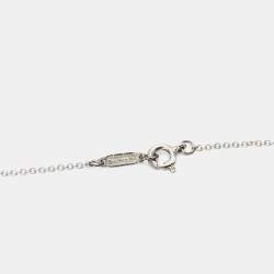 Tiffany & Co. Return To Tiffany Blue Enamel Double Heart Tag Pendant Necklace