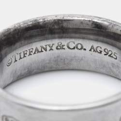 Tiffany & Co. 1837 Sterling Silver Band Ring Size 51