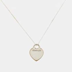 Tiffany & Co. Return To Tiffany Sterling Silver Pendant Necklace