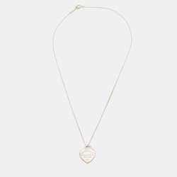 Tiffany & Co. Return To Tiffany Sterling Silver Pendant Necklace