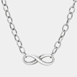 Pre Owned Tiffany & Co. Infinity Sterling Silver Bracelet