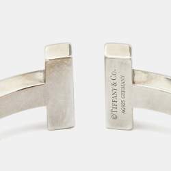 Pre Owned Tiffany & Co. T Square Sterling Silver Bracelet