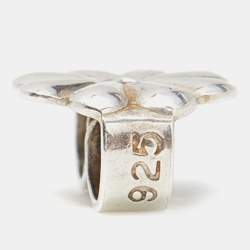 Pre Owned Tiffany & Co. Bow Sterling Silver Stud Earrings 