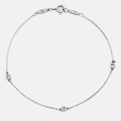 Tiffany & Co. Diamonds by the Yard Silver 925 Station Bracelet