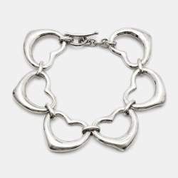 Tiffany & Co. Elsa Peretti Open Heart Sterling Silver Bracelet