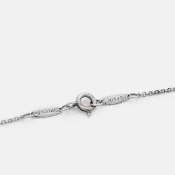 Tiffany & Co. Elsa Peretti Diamonds By the Yard Sterling Silver Necklace