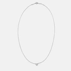Tiffany & Co. Elsa Peretti Diamonds By the Yard Sterling Silver Necklace