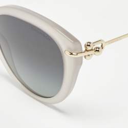 Pre Owned Tiffany & Co. Grey/Black Gradient TF 4187 Cat Eye Sunglasses