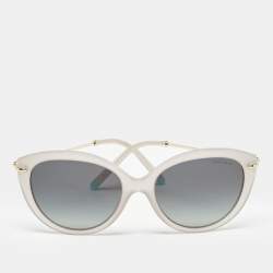 Pre Owned Tiffany & Co. Grey/Black Gradient TF 4187 Cat Eye Sunglasses