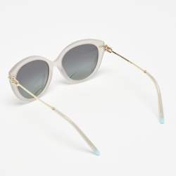 Pre Owned Tiffany & Co. Grey/Black Gradient TF 4187 Cat Eye Sunglasses