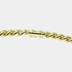 Tiffany & Co. 18K Yellow Gold Twist Bangle Bracelet