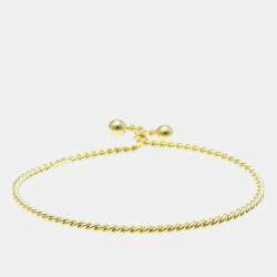 Tiffany & Co. 18K Yellow Gold Twist Bangle Bracelet