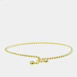 Tiffany & Co. 18K Yellow Gold Twist Bangle Bracelet