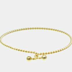 Tiffany & Co. 18K Yellow Gold Twist Bangle Bracelet