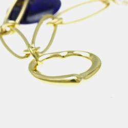 Tiffany & Co. 18K Yellow Gold and Lapis Lazuli Elsa Peretti Multi-Stone Five-Charm Bracelet