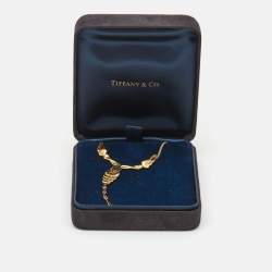 Pre Owned Tiffany & Co. Elsa Peretti Scorpion 18k Yellow Gold Necklace
