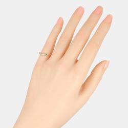 Tiffany & Co. 18K Rose Gold and Diamond Elsa Peretti Curved Band Ring EU 47