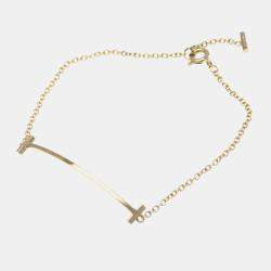 Tiffany & Co. 18K Rose Gold T Smile Bracelet