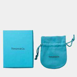 Tiffany & Co. 18k White Gold Keys Fashion Pendant 0.05 CTW