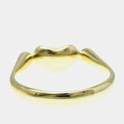 Tiffany & Co. 18K Yellow Gold and Diamond Elsa Peretti Bean Band Ring EU 51