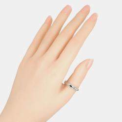 Tiffany & Co. Platinum Milgrain Band Ring EU 57