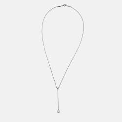Pre Owned Tiffany & Co.Elsa Peretti  Diamonds by the Yard Platinum Necklace