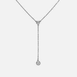 Pre Owned Tiffany & Co.Elsa Peretti  Diamonds by the Yard Platinum Necklace